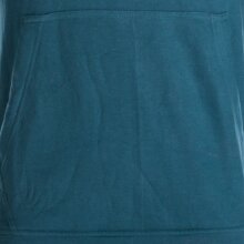 Vishes Herren Sweatshirt aus Baumwollfleece mit Kängurutasche und Kapuze türkis 48