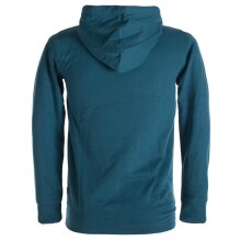 Vishes Herren Sweatshirt aus Baumwollfleece mit Kängurutasche und Kapuze türkis 48