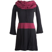 Vishes Langärmliges Baumwoll Hoodie Kleid mit...
