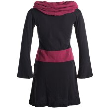 Vishes Langärmliges Baumwoll Hoodie Kleid mit...
