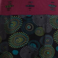 Vishes Ärmelloses asymmetrisches Lagenlook Zipfelkleid dunkelrot 36