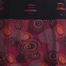 Vishes Ärmelloses asymmetrisches Lagenlook Zipfelkleid schwarz 36-38