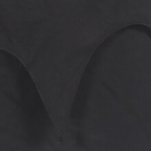 Vishes Ärmellose Zipfeltunika im Lagenlook mit seitlicher Schnürung aus Biobaumwolle schwarz uni 34