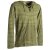 Vishes Gestreiftes Longsleeve Hoodie Shirt mit Kängurutasche und Kapuze olive 56