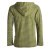 Vishes Gestreiftes Longsleeve Hoodie Shirt mit Kängurutasche und Kapuze olive 56-58