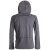 Vishes Gestreiftes Longsleeve Hoodie Shirt mit Kängurutasche und Kapuze grau 58
