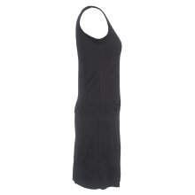 Vishes Asymmetrisches Kleid ohne Ärmel - Beinausschnitt Gürtel-Schnürung schwarz 32