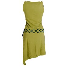 Vishes Asymmetrisches Kleid ohne Ärmel -...