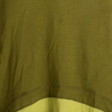 Vishes Lagenlook Trägerkleid Organic Cotton mit Zipfeln olive 32-34