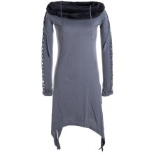 Vishes Zweifarbiges langarm Elfen Zipfelkleid aus...