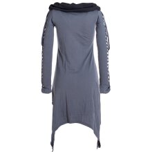 Vishes Zweifarbiges langarm Elfen Zipfelkleid aus...