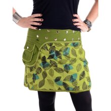 Vishes Elfen Mini Rock mit Bauchtasche - bedruckt mit...