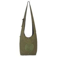 Umhängetasche aus handgewebter Baumwolle mit...