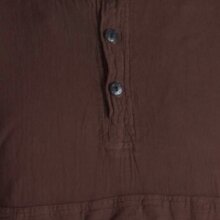 Vishes Herren Kapuzen-Hemd Fischerhemd aus weicher Baumwolle braun 46