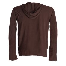 Vishes Herren Kapuzen-Hemd Fischerhemd aus weicher...