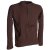 Vishes Herren Kapuzen-Hemd Fischerhemd aus weicher Baumwolle braun 48-50