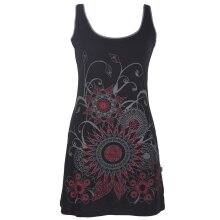 Vishes Ärmelloses Blumenkleid aus Baumwolle mit...