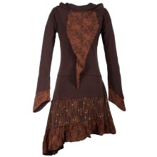 Vishes Lagenlook Langarm Patchwork Elfenkleid mit...