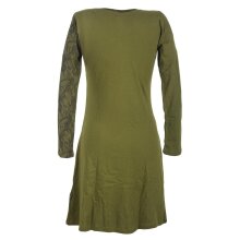 Vishes Asymmetrisches Damen Lagenlook Kleid Baumwolle mit...