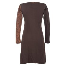Vishes Asymmetrisches Damen Lagenlook Kleid Baumwolle mit...