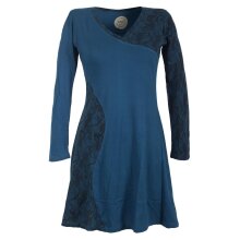 Vishes Asymmetrisches Damen Lagenlook Kleid Baumwolle mit...