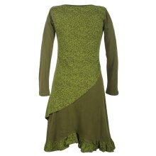 Vishes Langes Asymmetrisches Damen Lagenkleid aus...