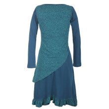 Vishes Langes Asymmetrisches Damen Lagenkleid aus...