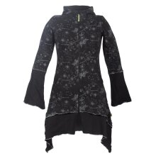 Vishes Damen Elfenmantel aus Baumwolle mit Blumendruck...