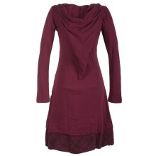 Vishes Langarm Lagenlookkleid aus Baumwolle mit...