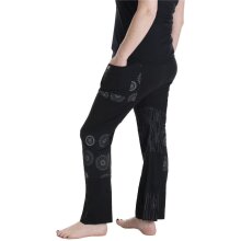 Vishes Haremshose Jersey Baumwolle schwarz 36