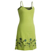 Vishes Besticktes Rosen Baumwoll-Kleid mit verstellbaren Trägern hellgrün 38