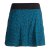 Vishes kurzer Damen Baumwoll-Rock - mit Blättern in Floralem Muster bedruckt türkis 34