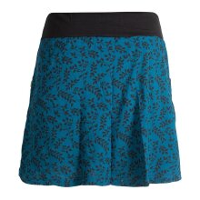 Vishes kurzer Damen Baumwoll-Rock - mit Blättern in...