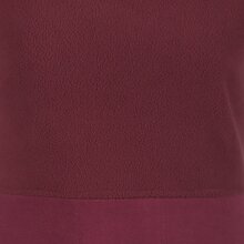 Vishes Warmes Ballonkleid aus recyceltem Fleece mit Kapuze  dunkelrot 40