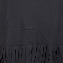 Vishes Langarm Damen Tunika Biobaumwolle schwarz 44