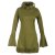 Vishes Langarm Damen Tunika Biobaumwolle olive 38