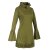 Vishes Langarm Damen Tunika Biobaumwolle olive 38