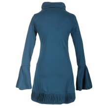 Vishes Langarm Damen Tunika Biobaumwolle türkis 44
