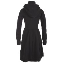 Vishes Langer Damen Fleecemantel mit Kapuze und...