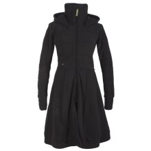 Vishes Langer Damen Fleecemantel mit Kapuze und...