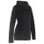 Vishes Damen Rollkragen Samtpullover Sweater aus Baumwolle bedruckt schwarz 36