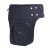 Vishes Doppel Holster Hüfttasche Bauchtasche Holster Sidebag Gürteltasche Festivaltasche Hippie Goa schwarz