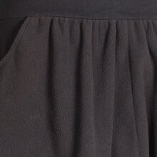 Vishes Damen kurzer einfarbiger extra warmer Ballonrock Herbstrock Winterrock Fleecerock schwarz 38