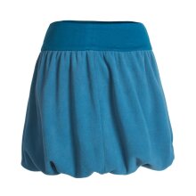 Vishes Damen kurzer einfarbiger extra warmer Ballonrock Herbstrock Winterrock Fleecerock türkis 40