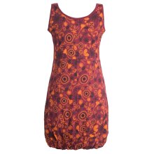 Vishes Ärmelloses mit Blumen Bedrucktes Ballonkleid...