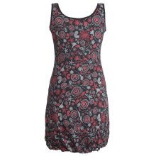 Vishes Ärmelloses mit Blumen Bedrucktes Ballonkleid...