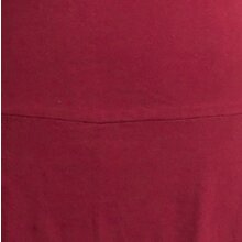 Vishes Ärmelloses Lagenlook Elfen Zipfelkleid aus Baumwolle dunkelrot 34