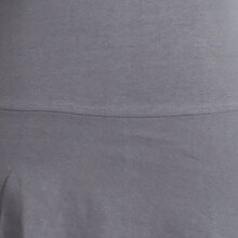 Vishes Ärmelloses Lagenlook Elfen Zipfelkleid aus Baumwolle grau 36-38