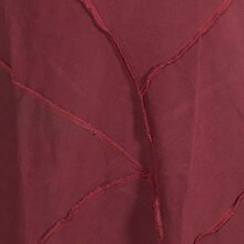 Vishes armloses einfarbiges Patchwork Zipfelkleid aus handgewebter Baumwolle dunkelrot 44