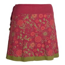 Vishes Damen Lagen-look Blumen-Rock mit farbig...